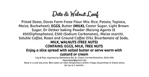 Date and Walnut Loaf - 2lb loaf