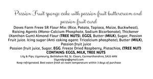 Passion fruit cake